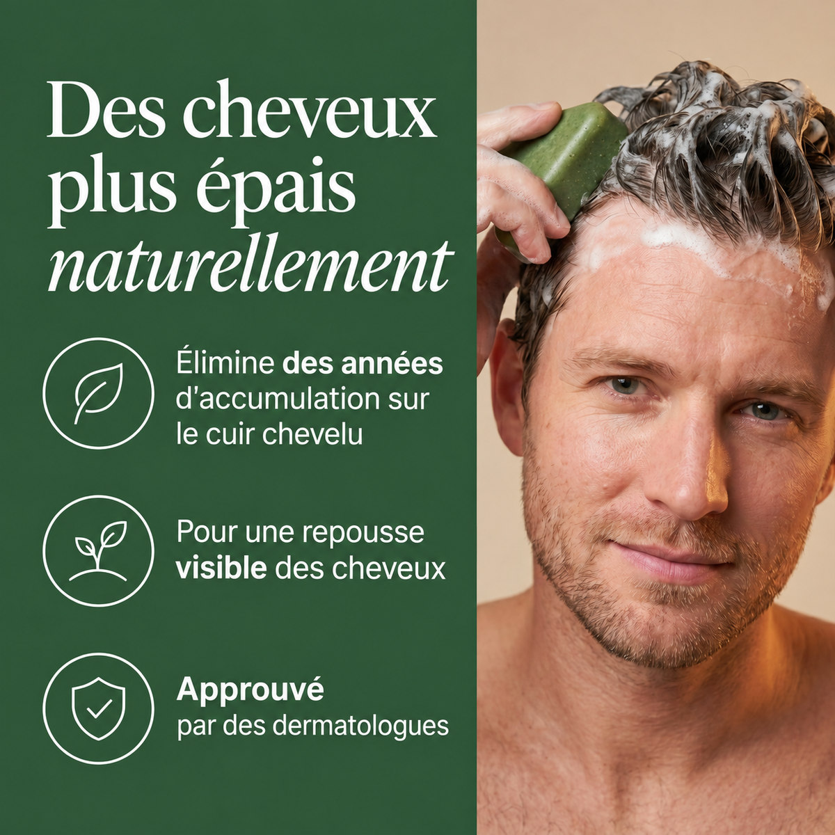 Shampoing Solide Coréen aux 12 Plantes
